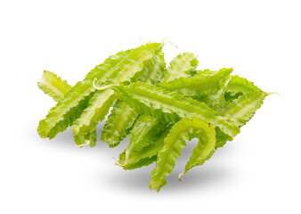 winged bean on white background