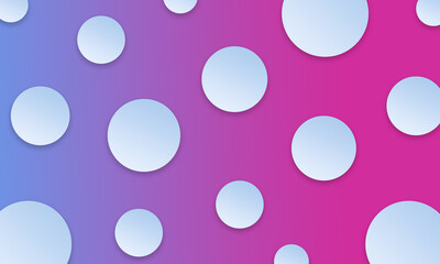 pink gradient background with some circles in it