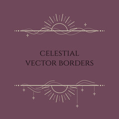 Elegant celestial borders - 458244600
