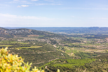 Fototapeta na wymiar Paysage au sommet du Roc des Deux Vierges (Occitanie, France)