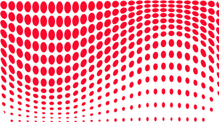 Polka dot pop art halftone pattern
