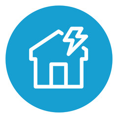 Energy house icon