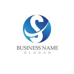Business corporate S letter logo