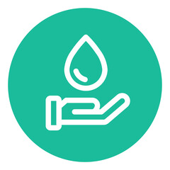 Save the water icon