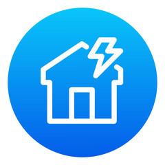 Energy house icon