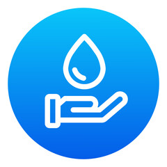 Save the water icon