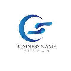 Business corporate S letter logo