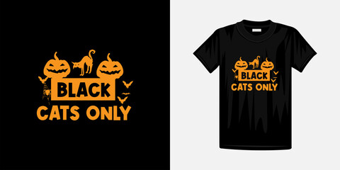 Halloween t-shirt new design template. Halloween beautiful lettering typography vector design.
