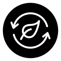 Ecology renewable icon