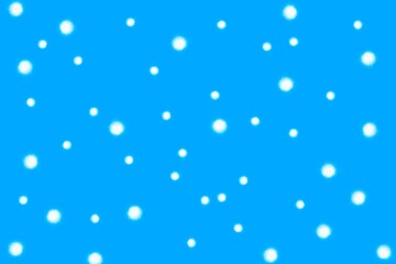 晴天に雪がちらつく(風花)