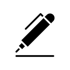 Writing vector icon. Notes illustration sign. Writer symbol. notice logo.