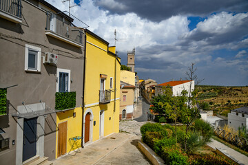 A narrow street in Lavello, an old town in Basilicata region, Italy.