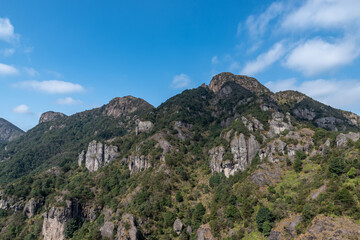 Grotesque stones in the mountain scenic spot