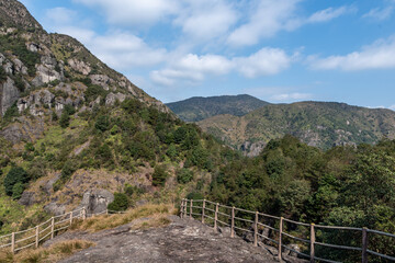 Grotesque stones in the mountain scenic spot