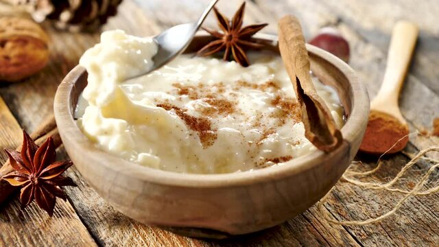 rice pudding with spices