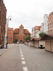 Town view in Poland Gdansk 