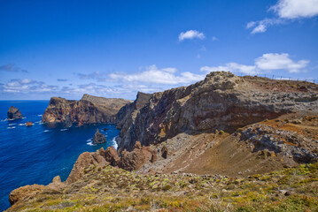 Sao Laurenco in Madeira - rock, clif, sea 