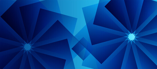 Abstract blue background with lines shape 