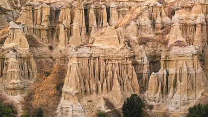 Kula Volcanic Geopark and fairy chimneys is a geological heritage site located in Kula, Manisa.