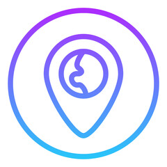 Earth location icon