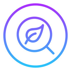 Fototapeta premium Search nature icon