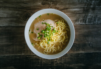自炊　シンプルラーメン