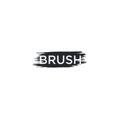Brush logo design