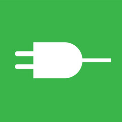 Power plug, energy vector design.