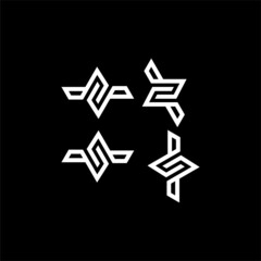 Letter z logo design element  Vector Image , logo letter z line , logo letter z icon 