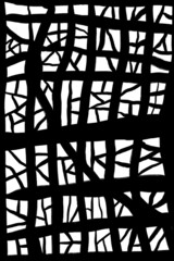 Abstract arrangements, elements, textures, modern print