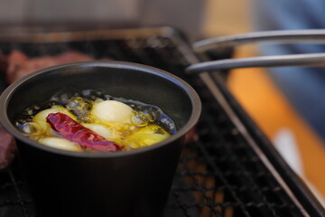 にんにくのオイル焼き