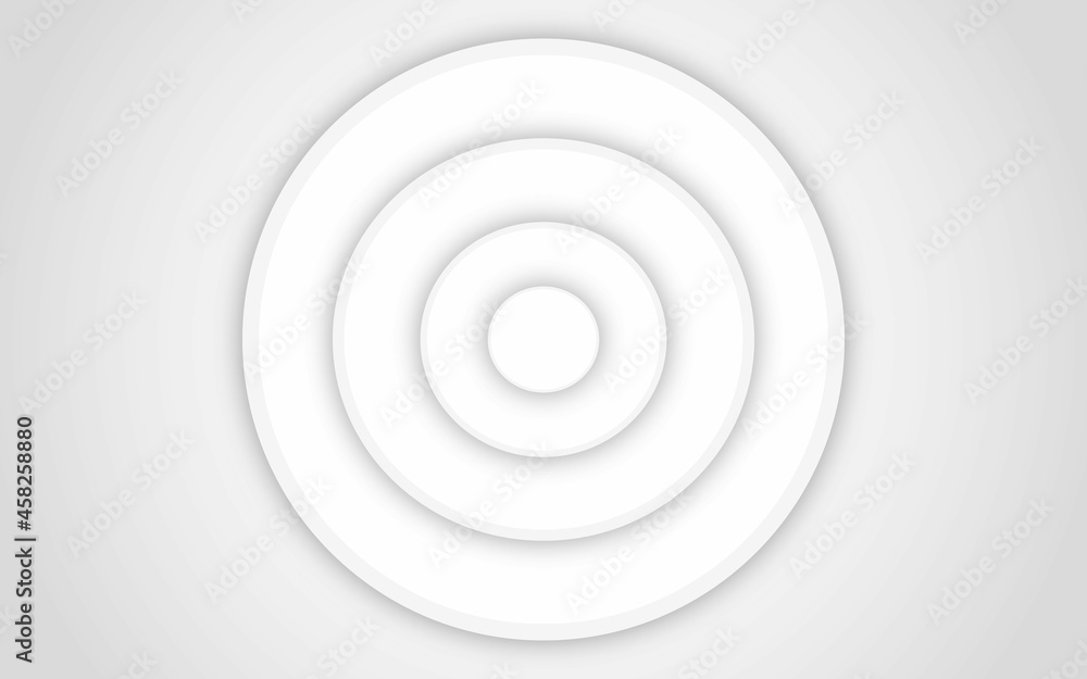 Poster abstract 3d white background with spiral. abstract circle vector background. abstract geometric radi