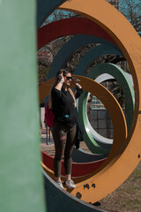 person at the park