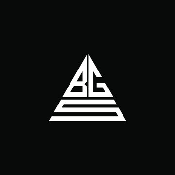 BGS letter logo creative design. BGS unique design
