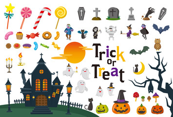 ハロウィーン　お化け屋敷