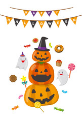 ハロゥインのジャックオーランタン