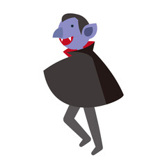 ハロウィンのドラキュライラスト