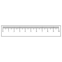 Ruler icon logo vector