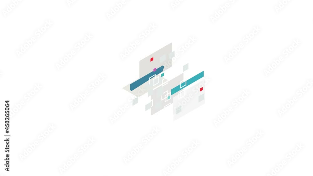 Aufkleber schedule icon animation isometric best object on white backgound
