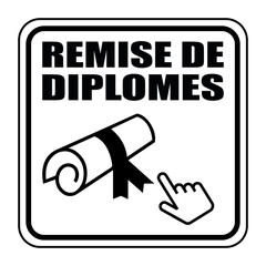 Logo remise de diplômes.