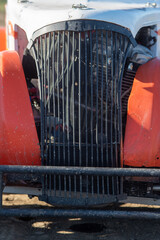 front end of a race car