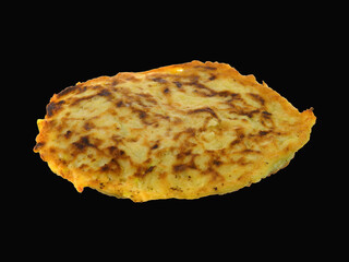 pancakes isolated on white background