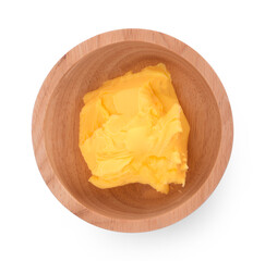 butter isolated on white background.