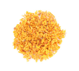 Sweet Osmanthus Tea isolated on white