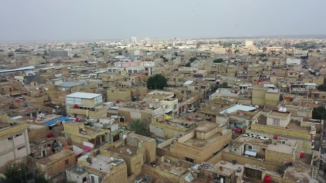 arial view of baghdad city