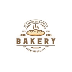 Bakery Bake House Logo Design Vector Image