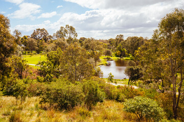 Naklejka premium Darebin Parklands in Melbourne Australia