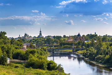 Fototapeta na wymiar View of Torzhok, Russia