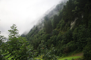 Fototapeta na wymiar The end of Grossarl valley, Austria