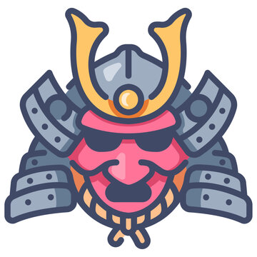 samurai mask icon